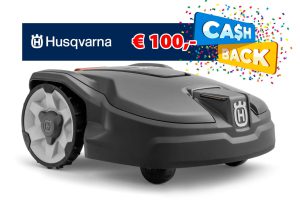 100 Euro Cashback Actie | Husqvarna Automower® 305 Robotmaaier voor gazons tot 600m²