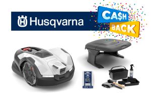 Cashback Actie-Set | Husqvarna Automower® 410VE NERA Robotmaaier met AI vision en draadloze Epos™ navigatie voor gazons van 1000 tot 1500m²