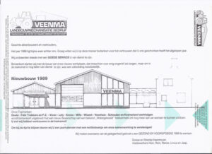 Geschiedenis Veenma - Aankondiging nieuwbouw (1989)