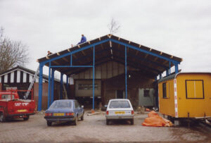 Geschiedenis Veenma - Bouw loods (1989)