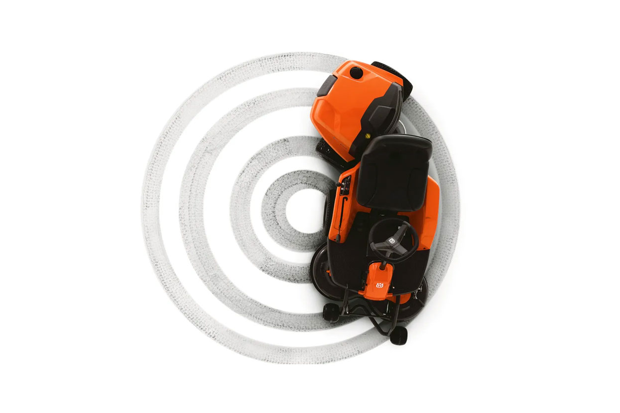 Husqvarna R 112C Frontzitmaaier - Inclusief 85 cm Combi Maaidek - Afbeelding 7