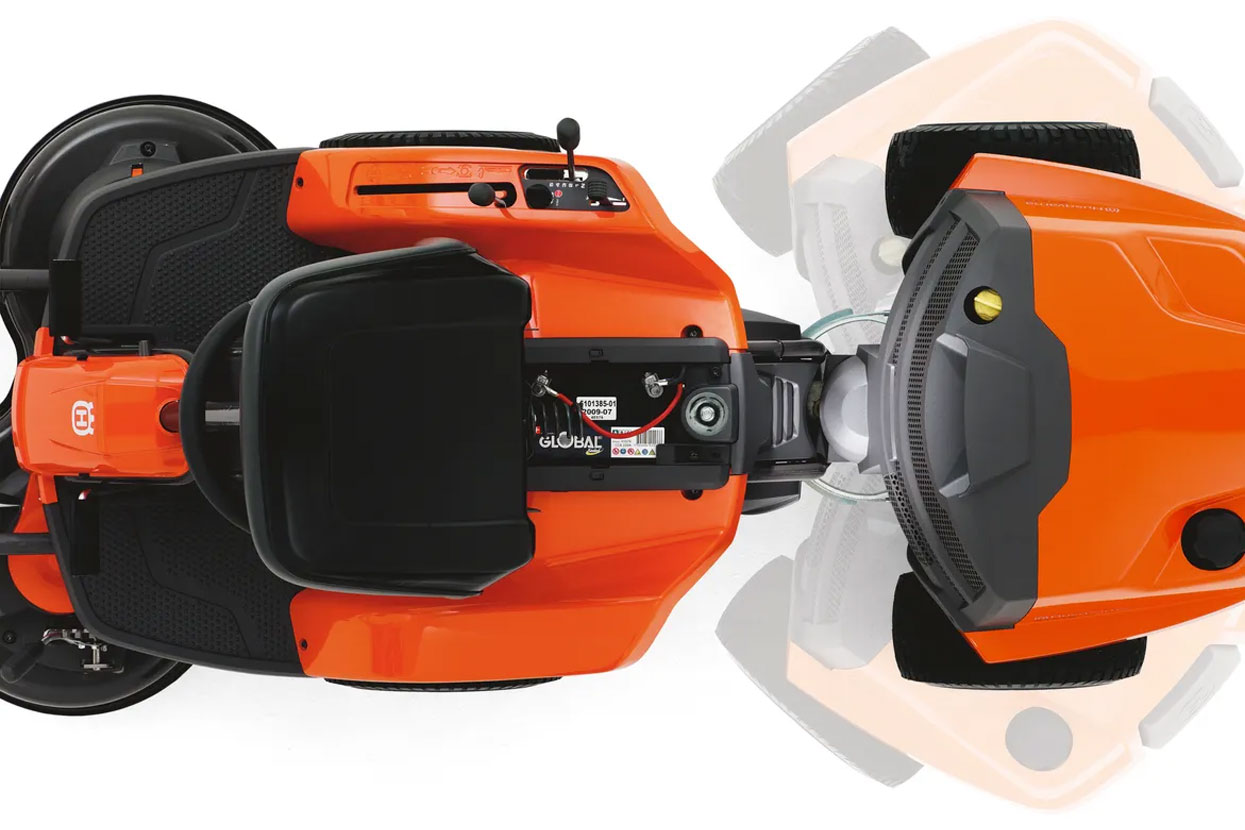 Husqvarna R 112C5 Frontzitmaaier - Inclusief 85 cm Combi Maaidek - Afbeelding 4