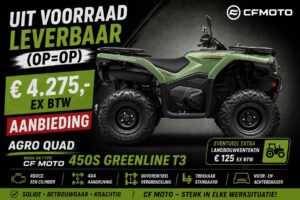 CF Moto 450S Greenline T3 AGRO QUAD OP=OP ACTIE