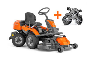 Combi Actie - Husqvarna R 214Ts Frontzitmaaier, Inclusief 103 cm Combi Maaidek