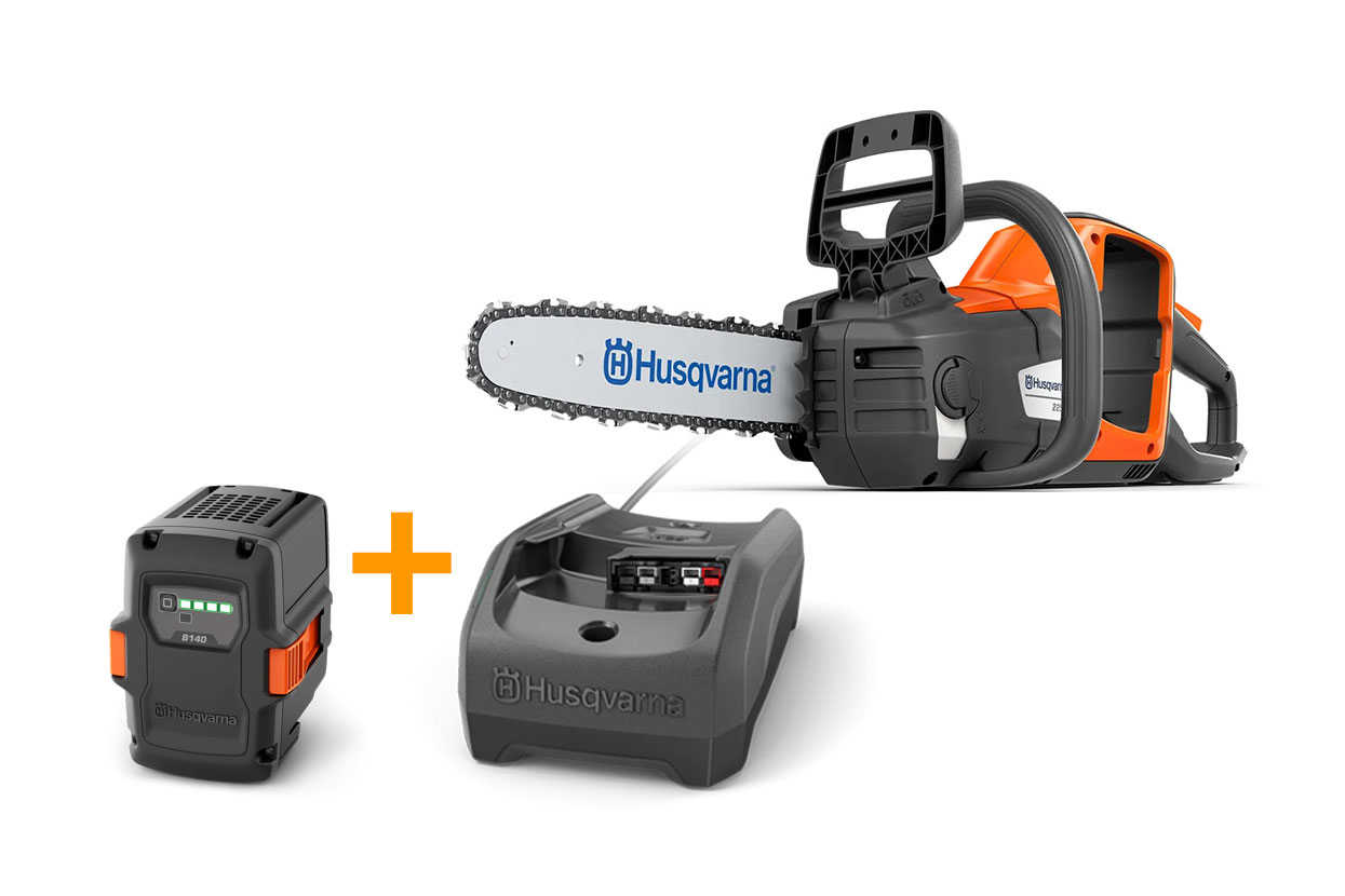 Husqvarna Accukettingzaag 225i met 36 cm zaagblad (Inclusief Accu & lader)